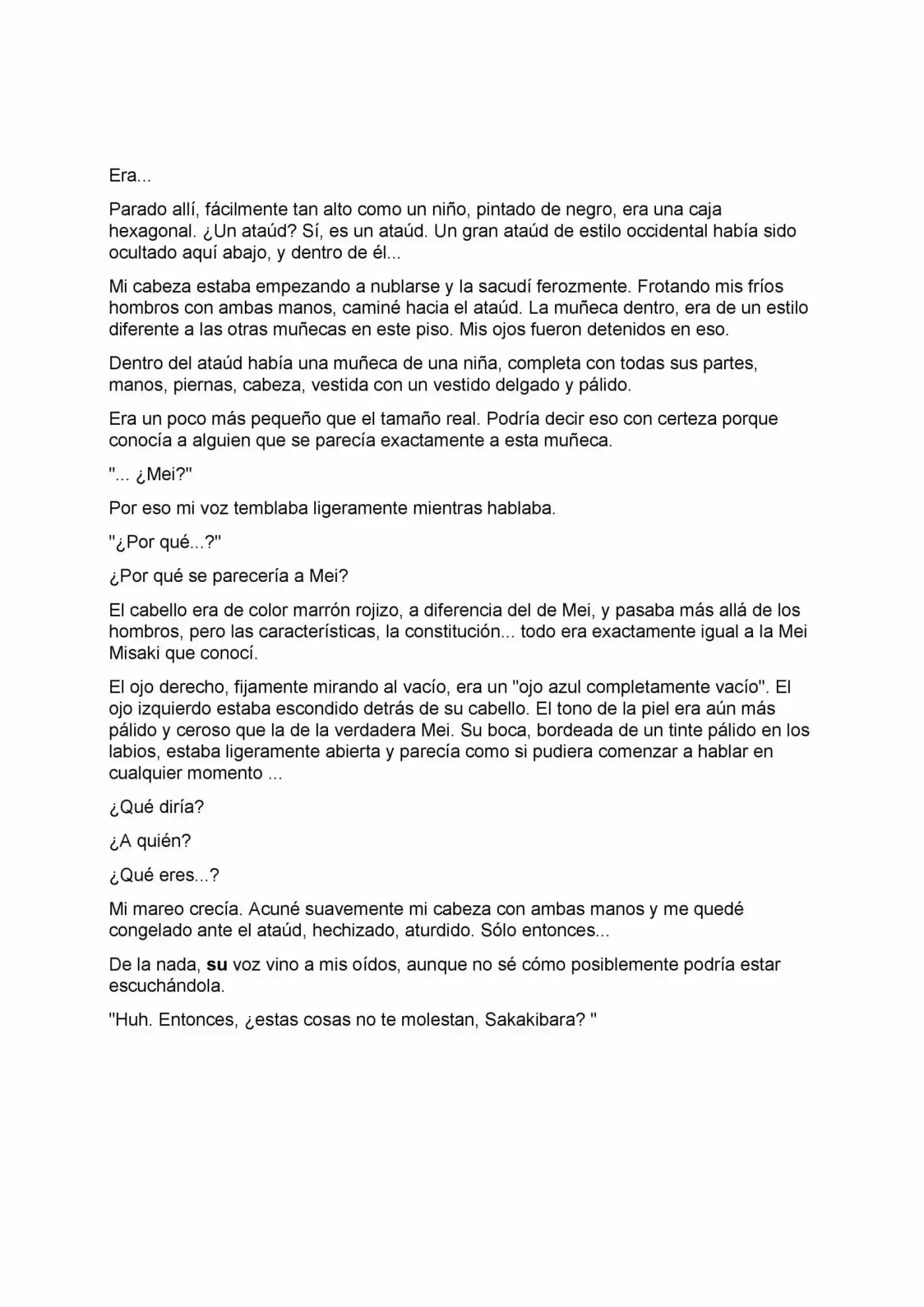 ANOTHER (Novela) - Capítulo 4 - Página 8 - LectorTMOo