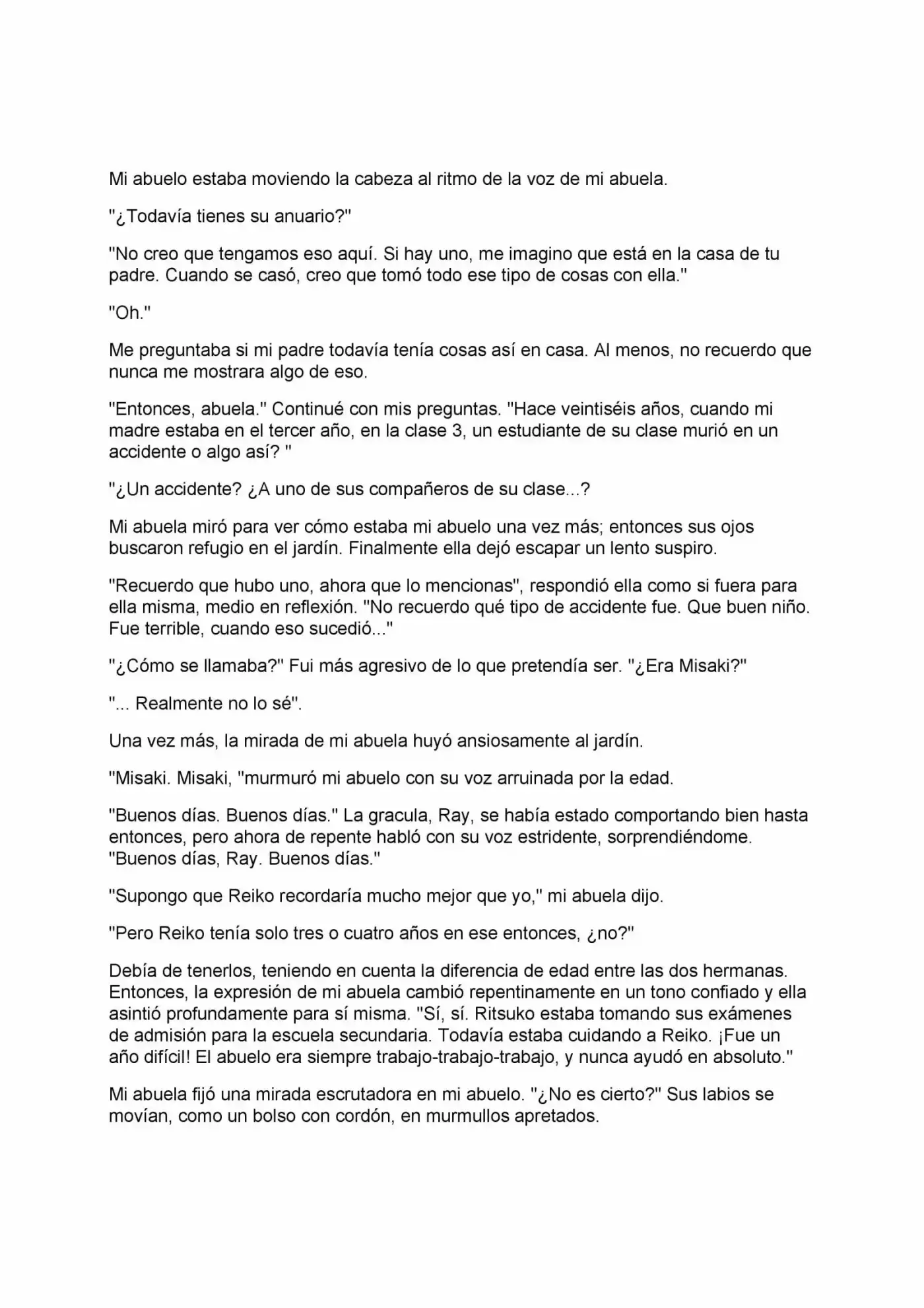 ANOTHER (Novela) - Capítulo 5 - Página 7 - LectorTMOo