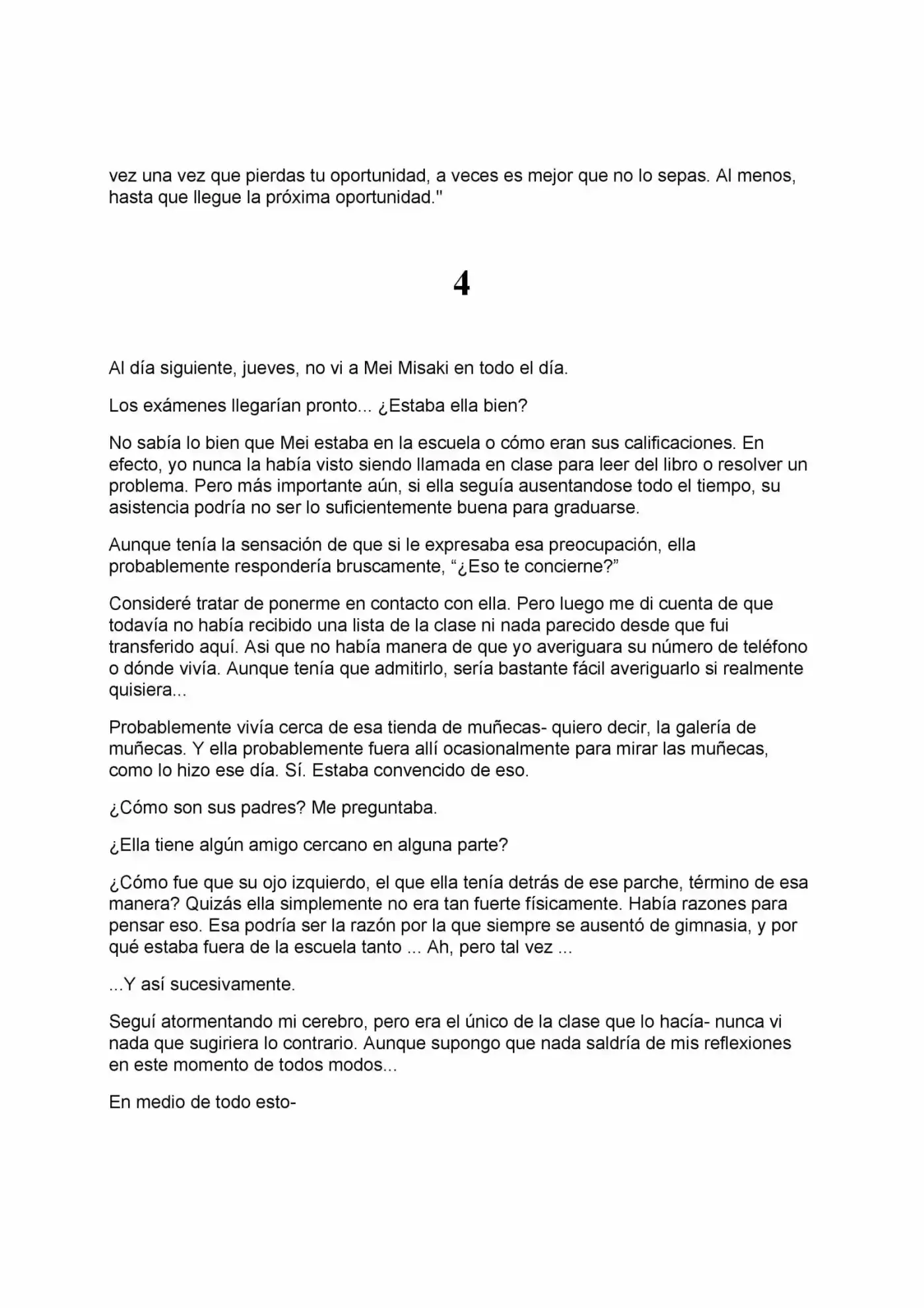 ANOTHER (Novela) - Capítulo 5 - Página 10 - LectorTMOo
