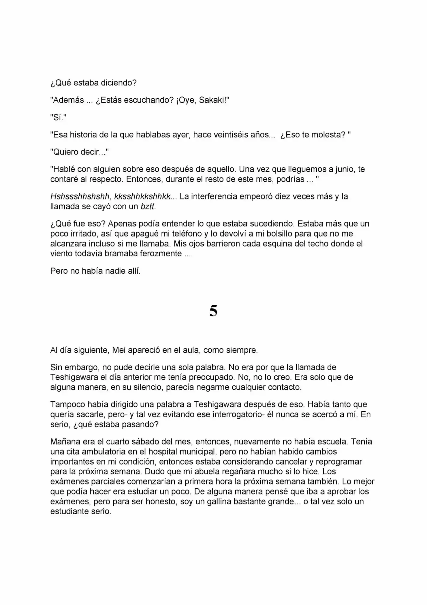 ANOTHER (Novela) - Capítulo 5 - Página 12 - LectorTMOo
