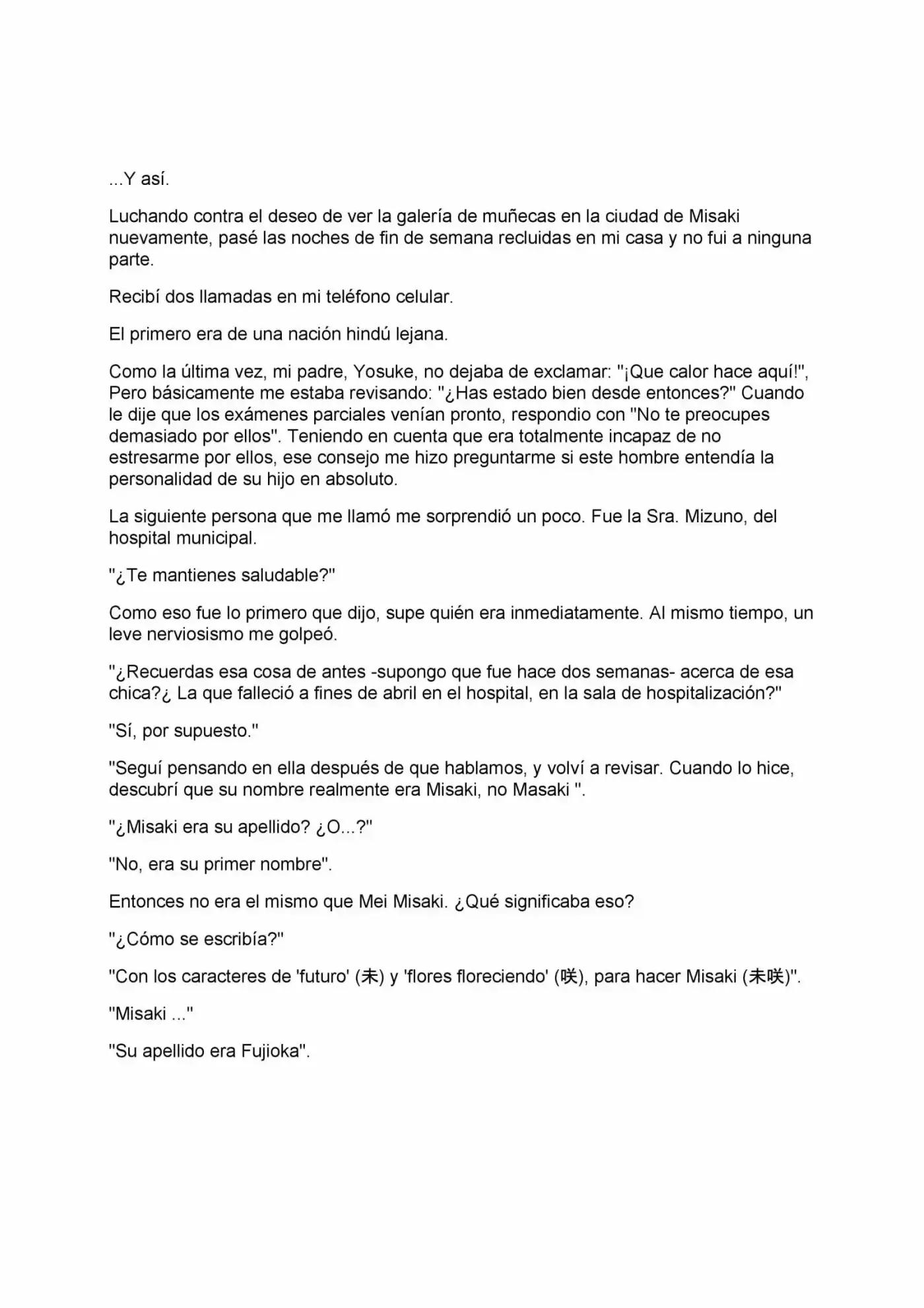 ANOTHER (Novela) - Capítulo 5 - Página 13 - LectorTMOo