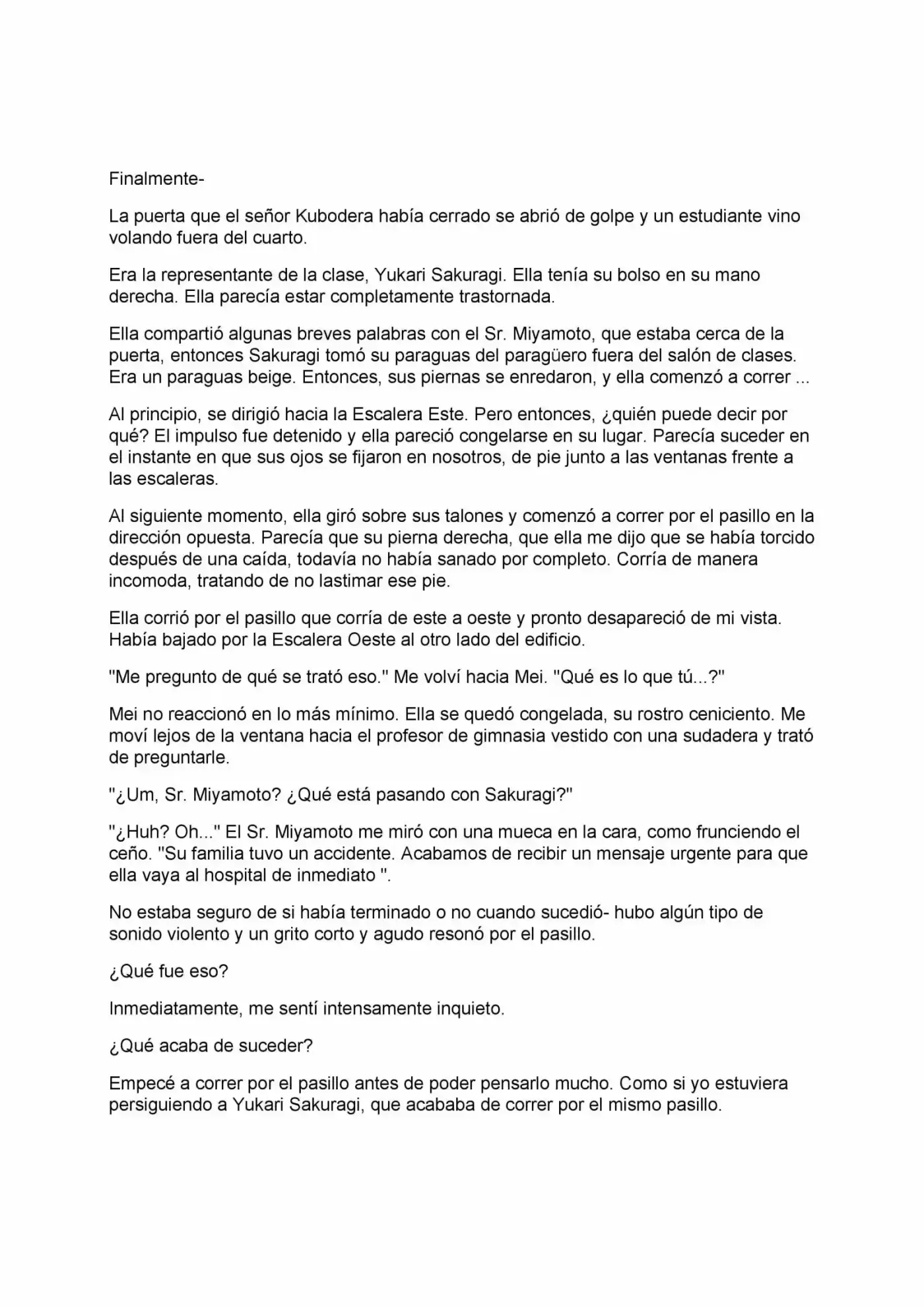 ANOTHER (Novela) - Capítulo 5 - Página 20 - LectorTMOo