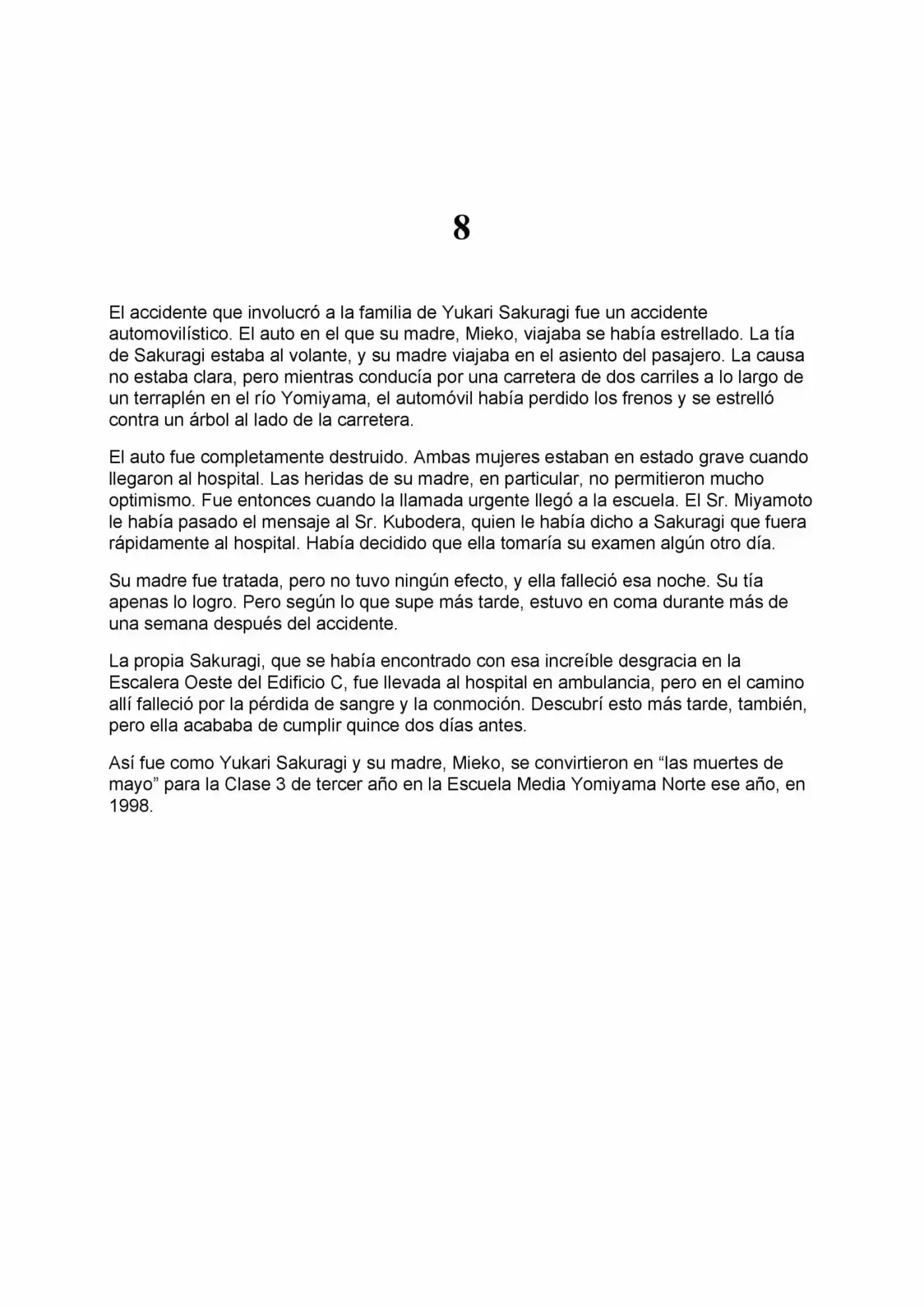 ANOTHER (Novela) - Capítulo 5 - Página 23 - LectorTMOo