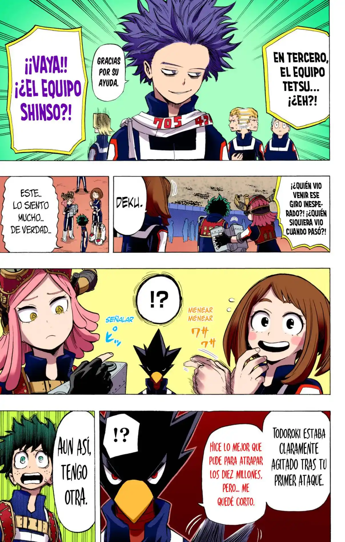 Boku no Hero Academia (Official Colored) capítulo 30 página 16