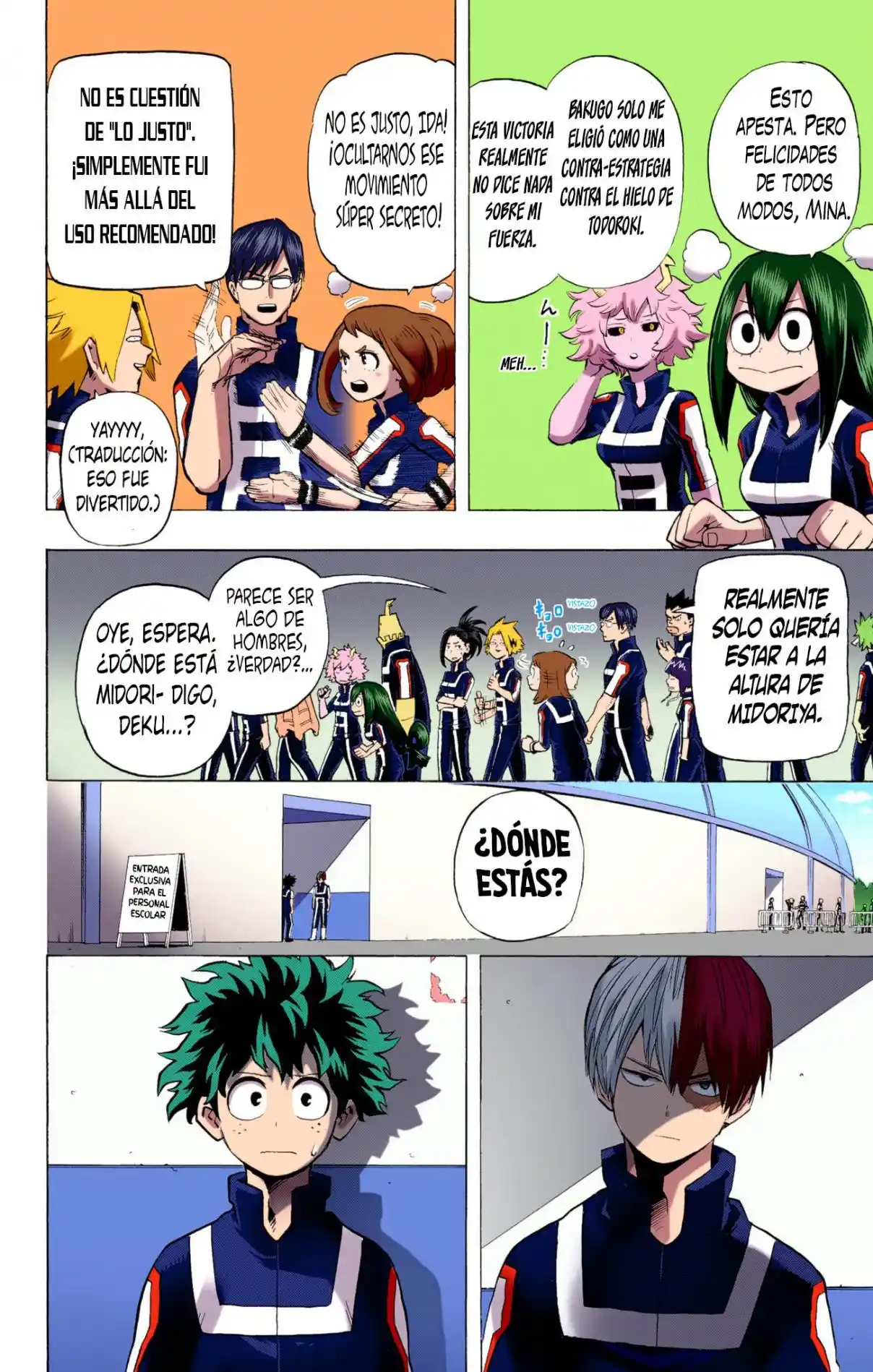Boku no Hero Academia (Official Colored) capítulo 30 página 19