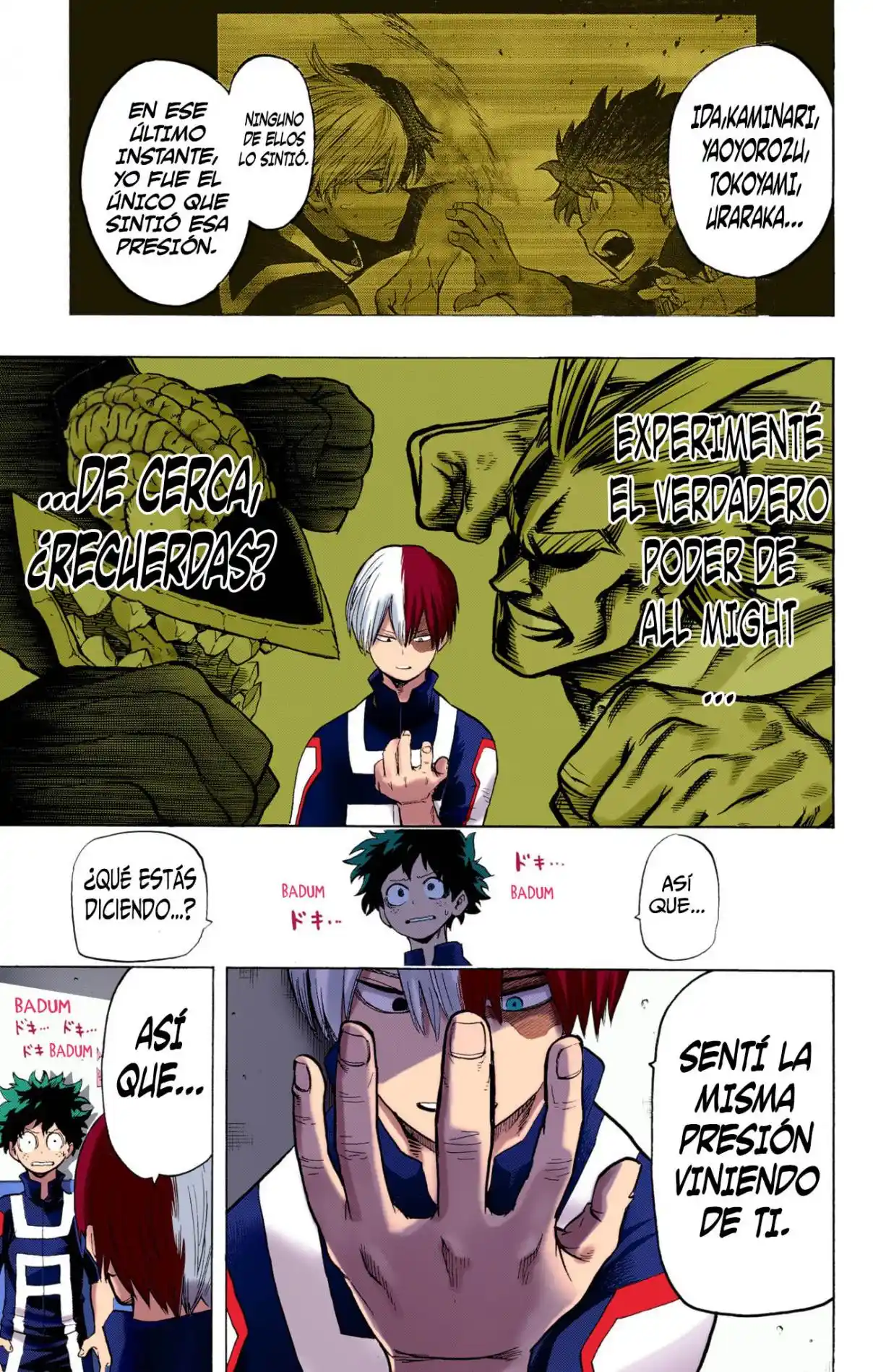 Boku no Hero Academia (Official Colored) capítulo 31 página 4