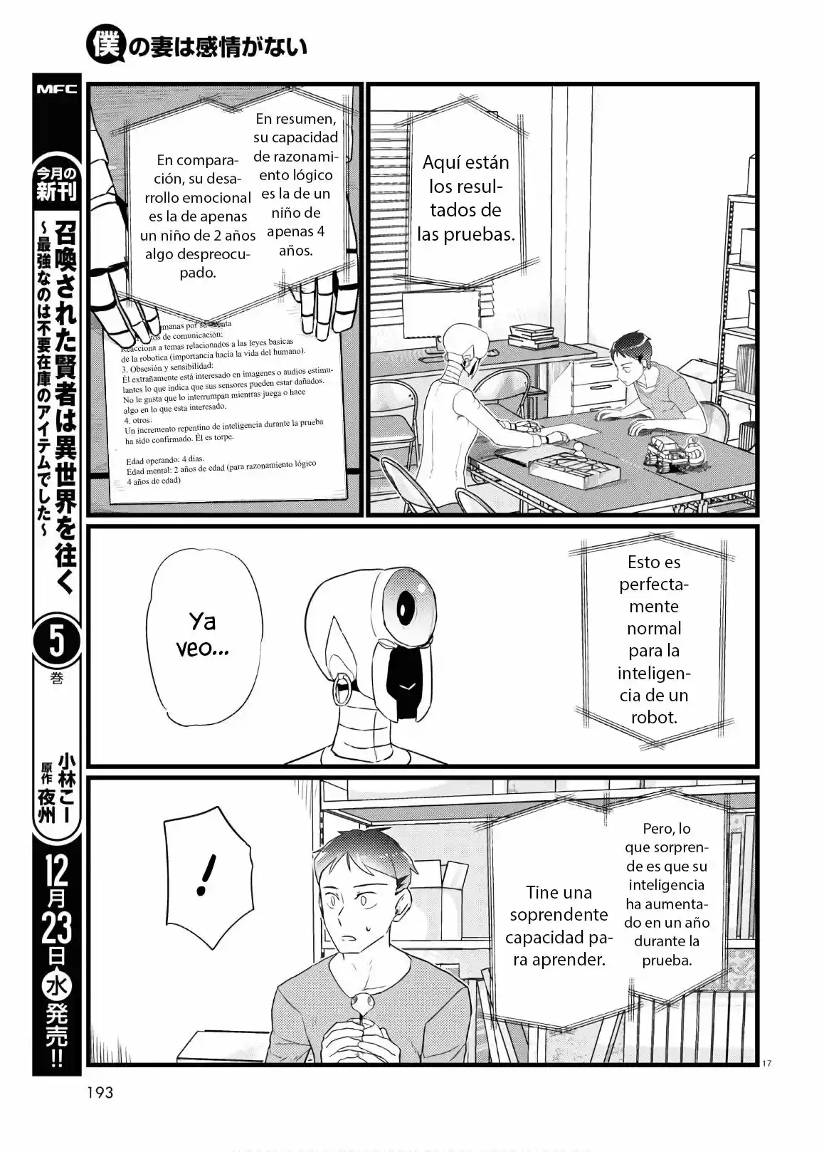 Boku No Tsuma Wa Kanjou Ga Nai - Capítulo 17 - Página 18 - LectorTMOo