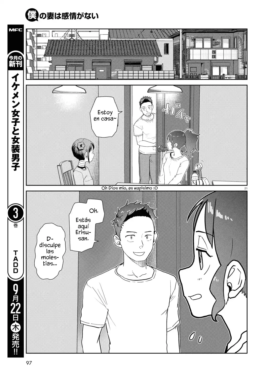 Boku No Tsuma Wa Kanjou Ga Nai - Capítulo 36 - Página 22 - LectorTMOo