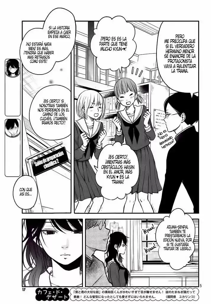 Boku To Kimi No Taisetsu Na Hanashi - Capítulo 12 - Página 5 - LectorTMOo