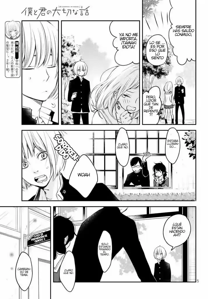 Boku To Kimi No Taisetsu Na Hanashi - Capítulo 13 - Página 7 - LectorTMOo