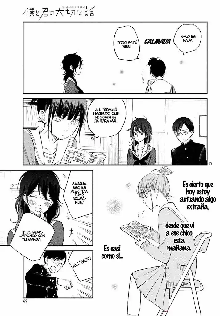 Boku To Kimi No Taisetsu Na Hanashi - Capítulo 14 - Página 21 - LectorTMOo