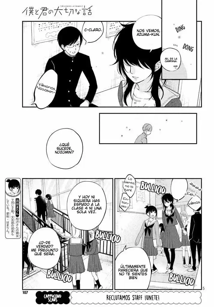 Boku To Kimi No Taisetsu Na Hanashi - Capítulo 15 - Página 7 - LectorTMOo