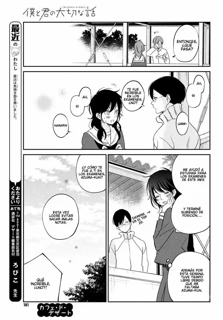 Boku To Kimi No Taisetsu Na Hanashi - Capítulo 16 - Página 22 - LectorTMOo