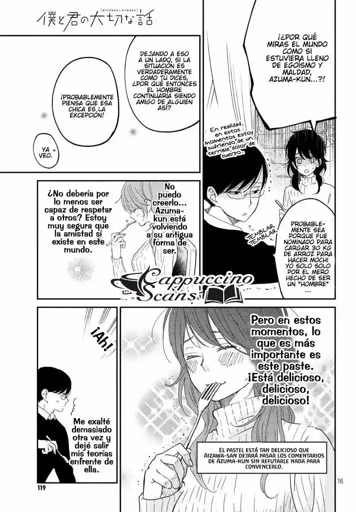Boku To Kimi No Taisetsu Na Hanashi - Capítulo 17 - Página 17 - LectorTMOo