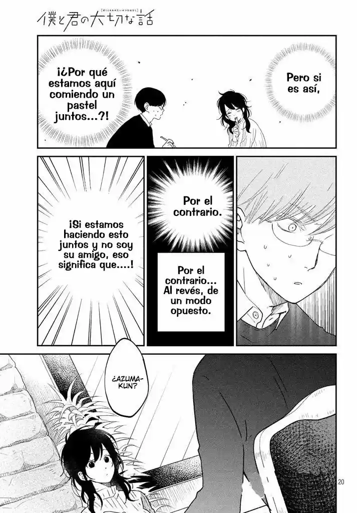 Boku To Kimi No Taisetsu Na Hanashi - Capítulo 17 - Página 20 - LectorTMOo