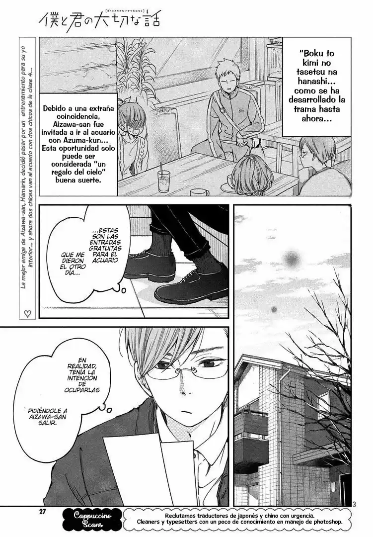 Boku To Kimi No Taisetsu Na Hanashi - Capítulo 20 - Página 4 - LectorTMOo