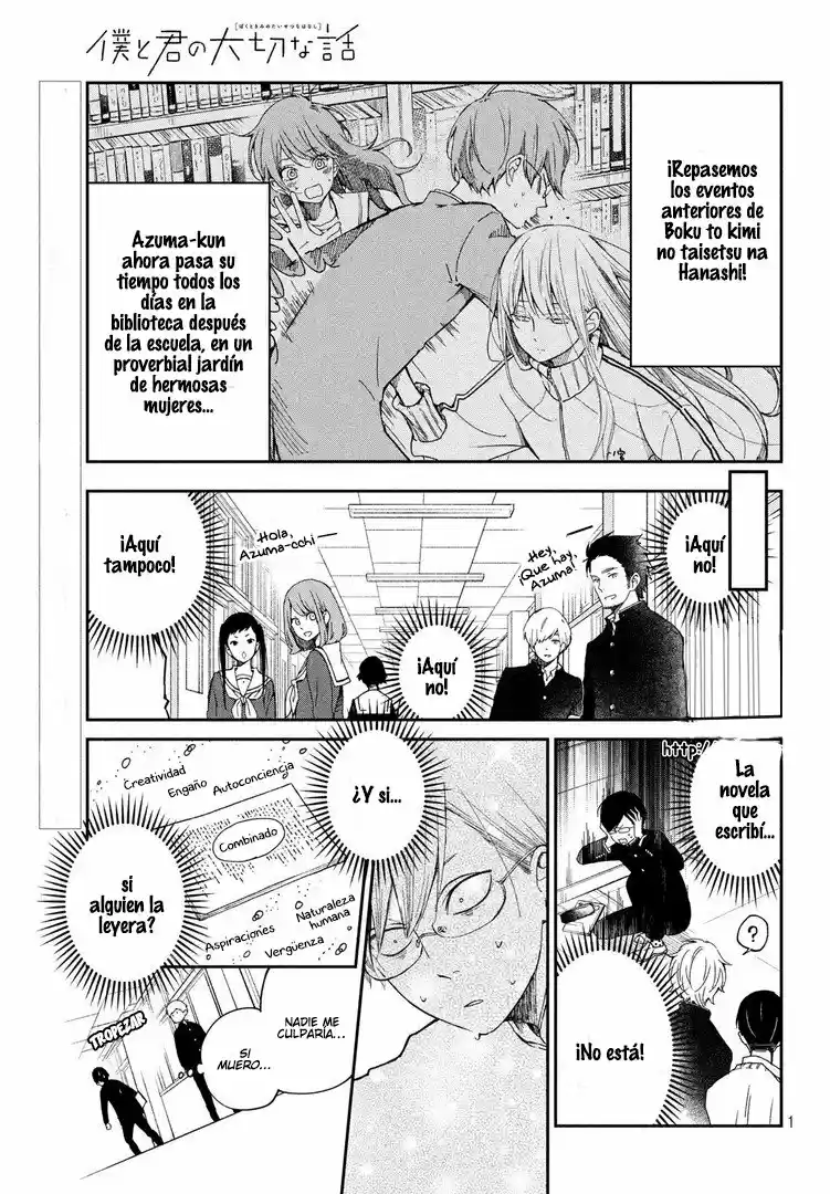 Boku To Kimi No Taisetsu Na Hanashi - Capítulo 23 - Página 3 - LectorTMOo