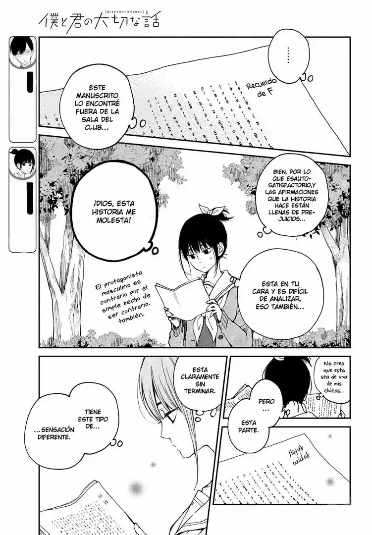 Boku To Kimi No Taisetsu Na Hanashi - Capítulo 23 - Página 5 - LectorTMOo