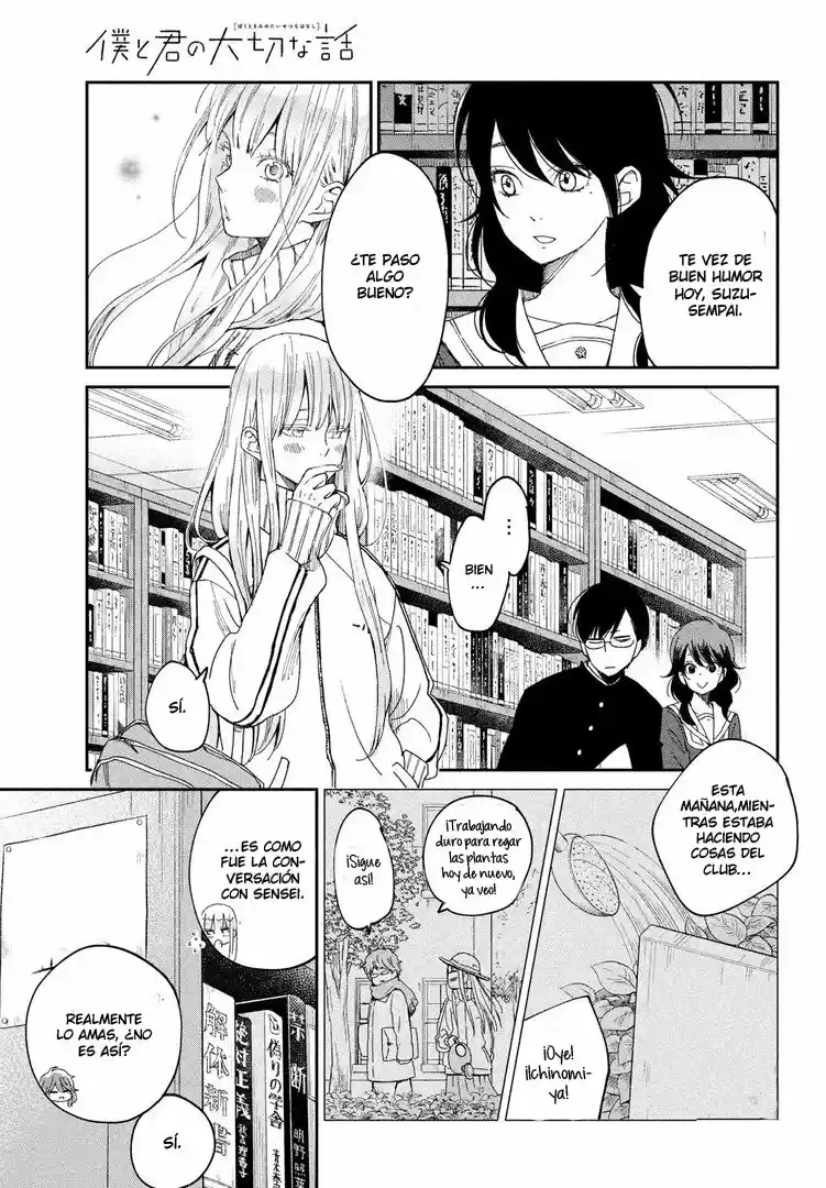 Boku To Kimi No Taisetsu Na Hanashi - Capítulo 23 - Página 11 - LectorTMOo