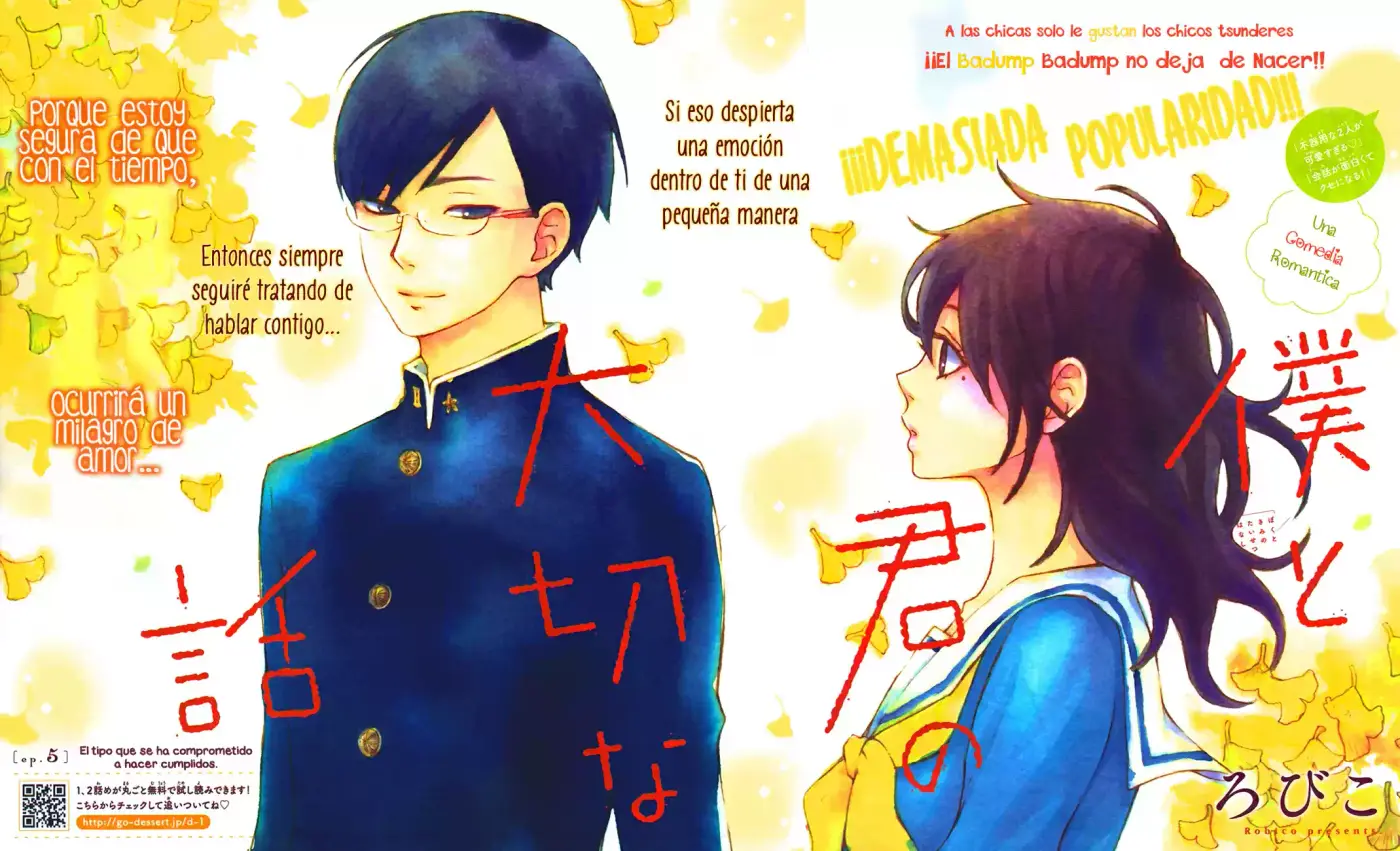 Boku To Kimi No Taisetsu Na Hanashi - Capítulo 5 - Página 4 - LectorTMOo