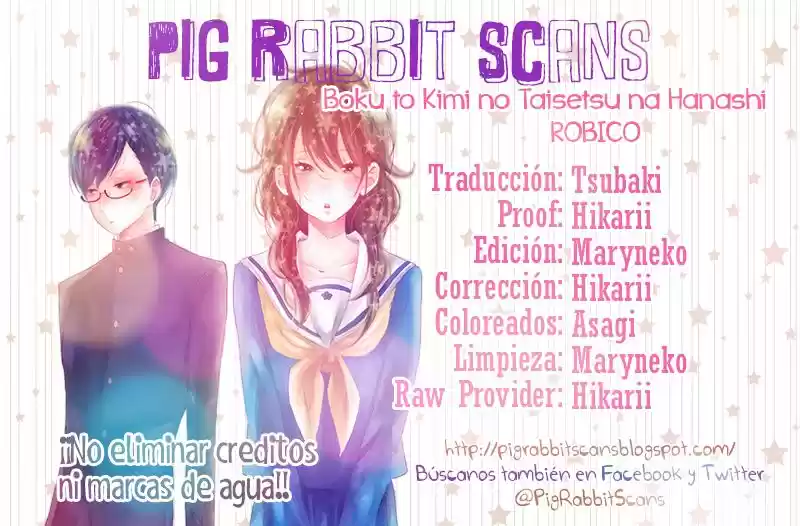 Boku To Kimi No Taisetsu Na Hanashi - Capítulo 6 - Página 1 - LectorTMOo