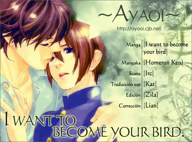 Boku Wa Kimi No Tori Ni Naritai - Capítulo 1 - Página 1 - LectorTMOo