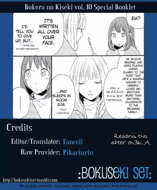 Bokura No Kiseki capítulo 33.50 página 26
