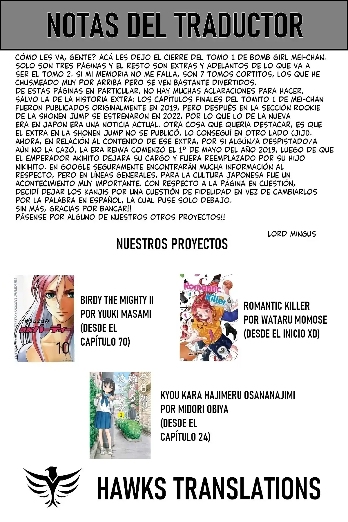 Bomb Girl Mei-Chan - Capítulo 2.50 - Página 11 - LectorTMOo