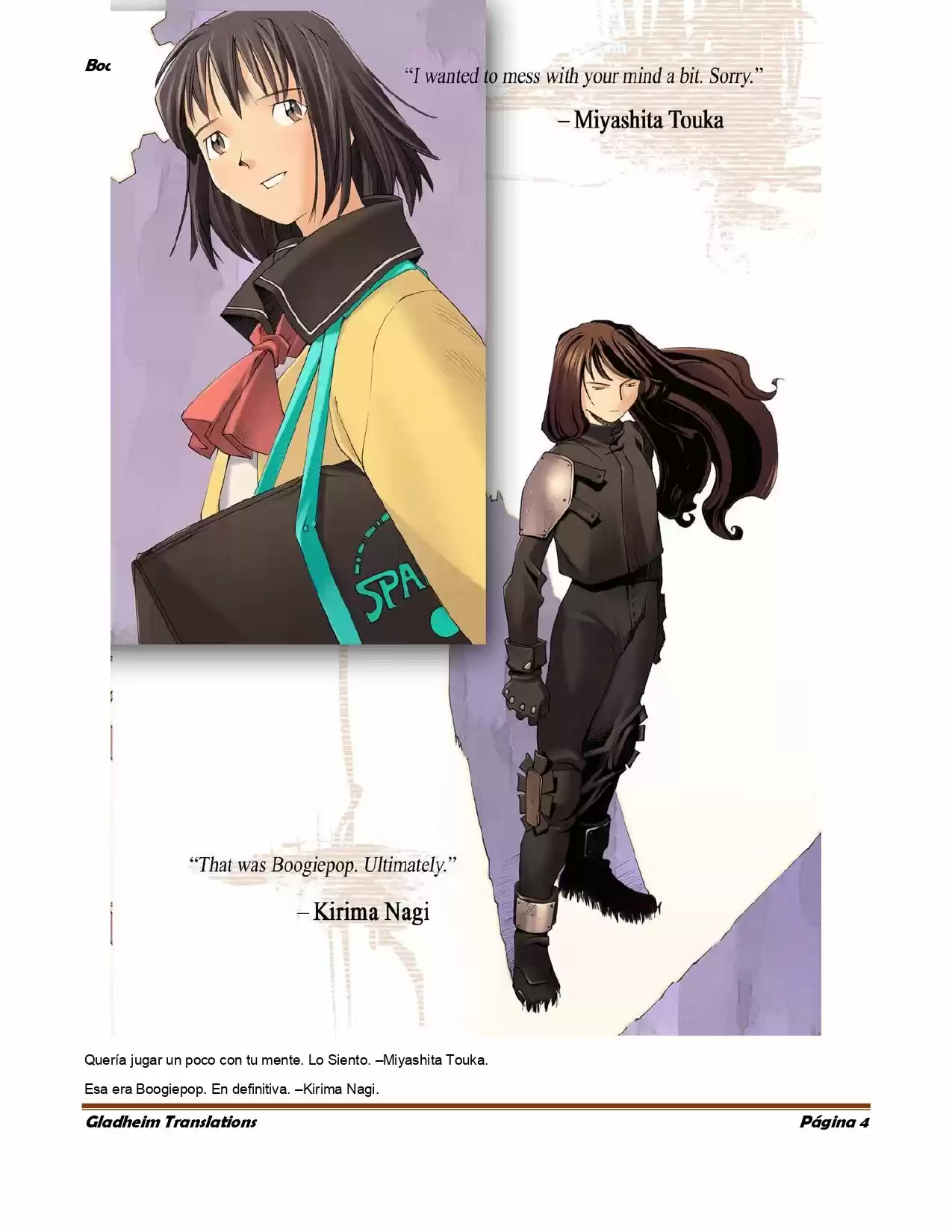 Boogiepop (Novela) - Capítulo 1 - Página 4 - LectorTMOo