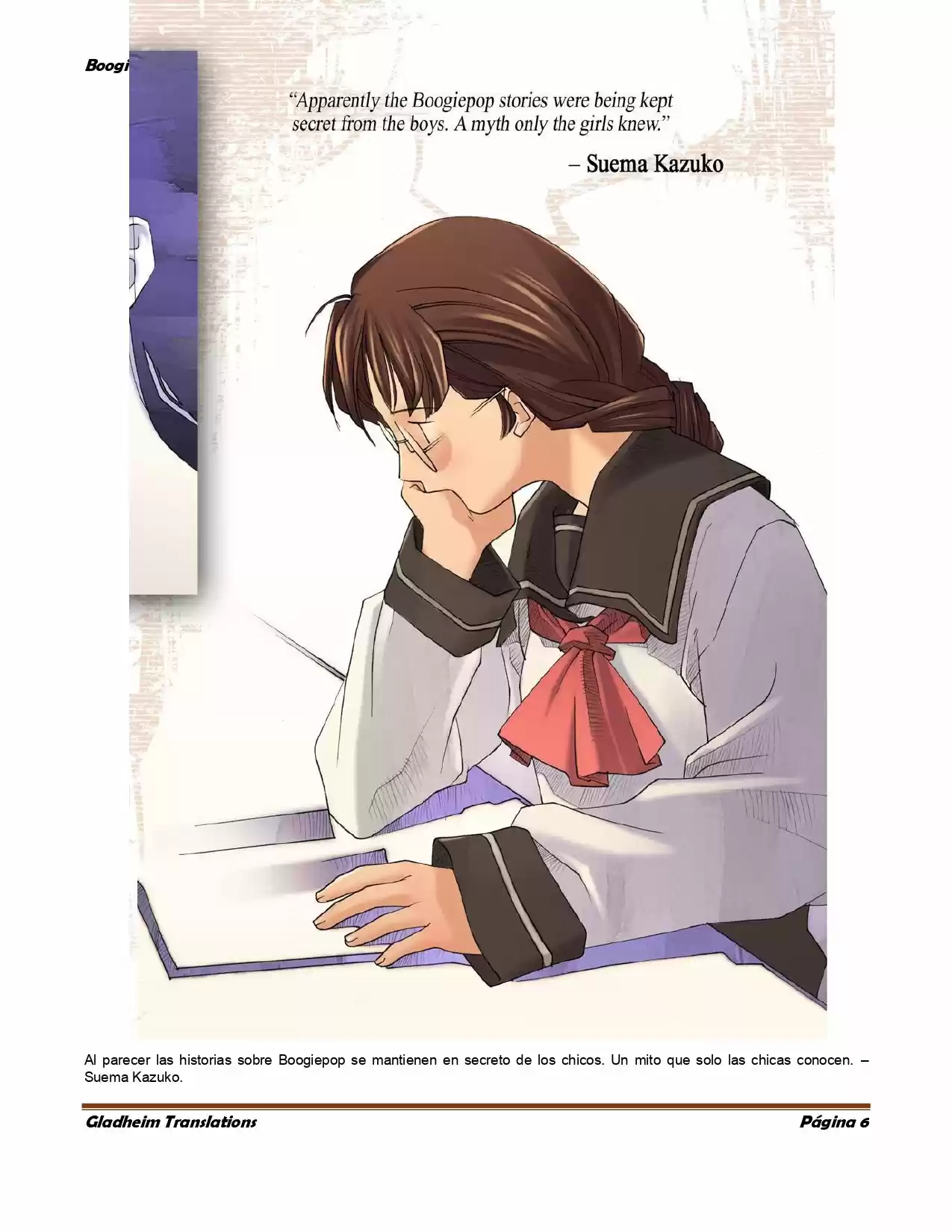 Boogiepop (Novela) - Capítulo 1 - Página 6 - LectorTMOo