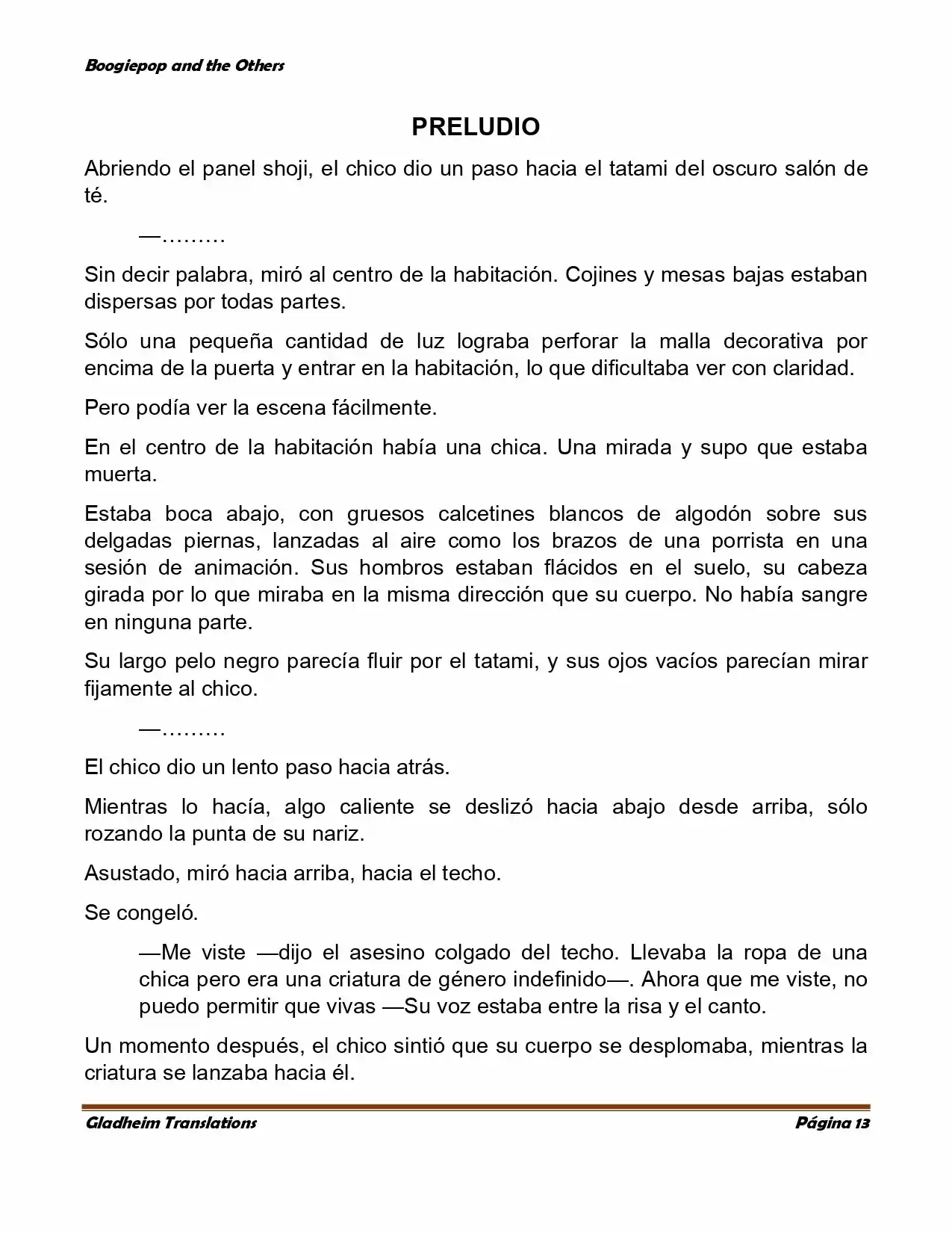 Boogiepop (Novela) - Capítulo 1 - Página 13 - LectorTMOo