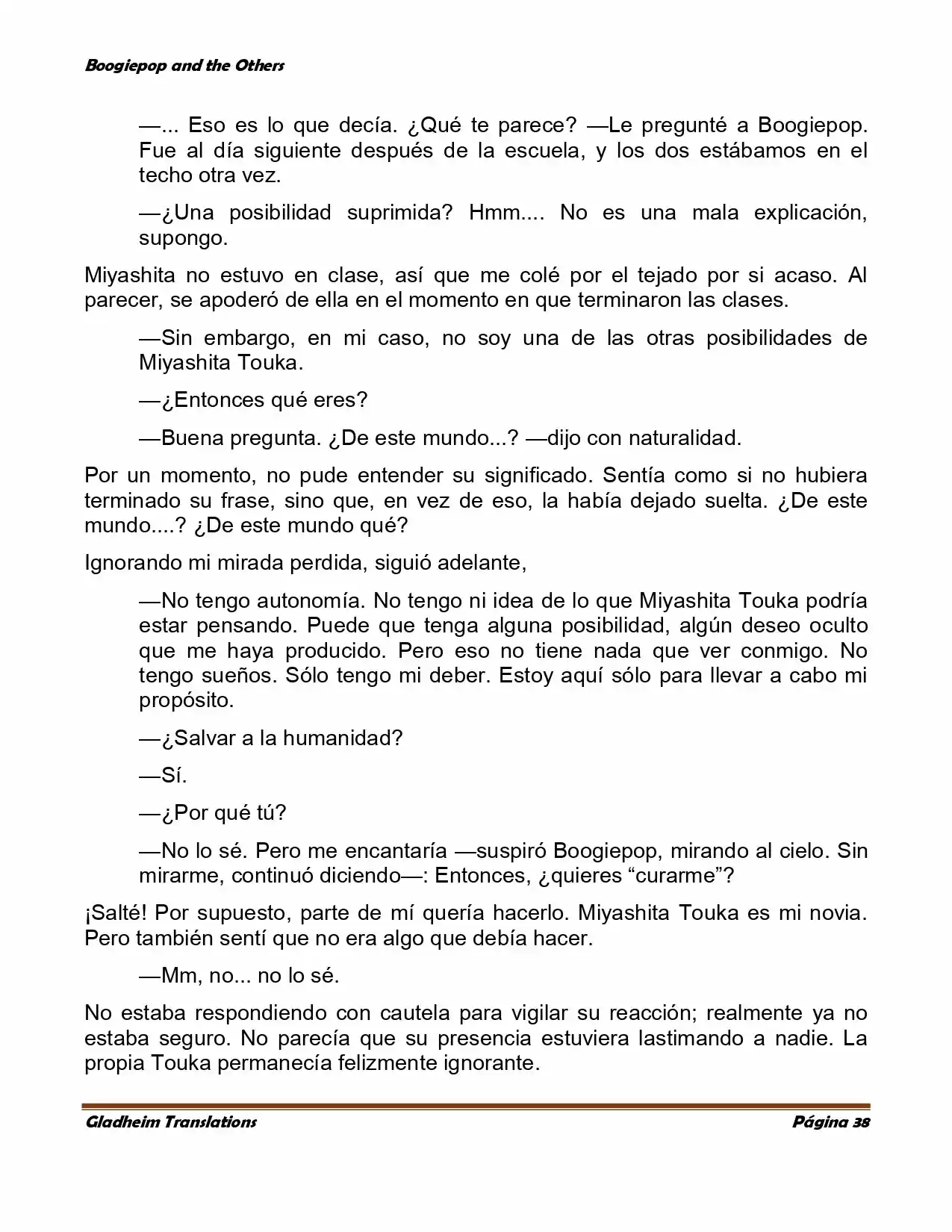 Boogiepop (Novela) - Capítulo 1 - Página 36 - LectorTMOo