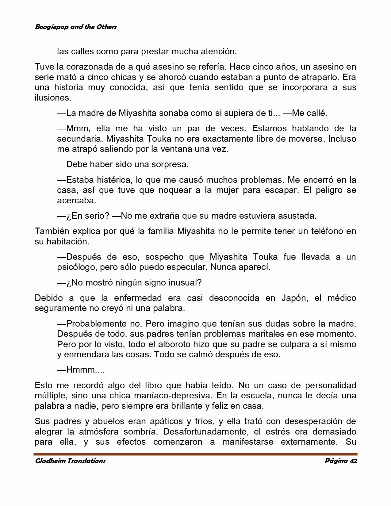 Boogiepop (Novela) - Capítulo 1 - Página 40 - LectorTMOo