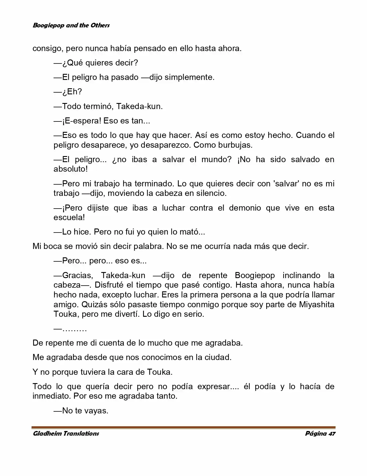 Boogiepop (Novela) - Capítulo 1 - Página 45 - LectorTMOo