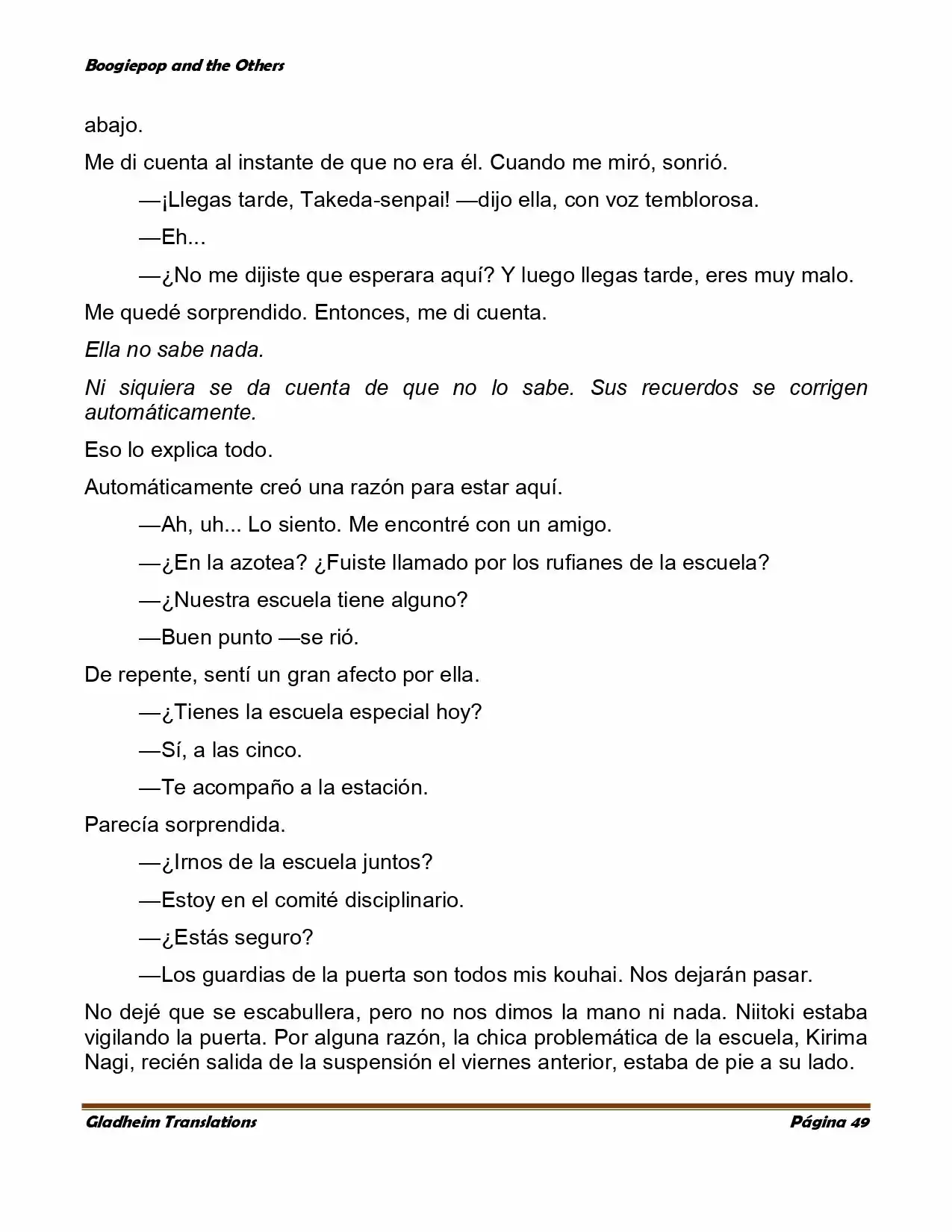 Boogiepop (Novela) - Capítulo 1 - Página 47 - LectorTMOo