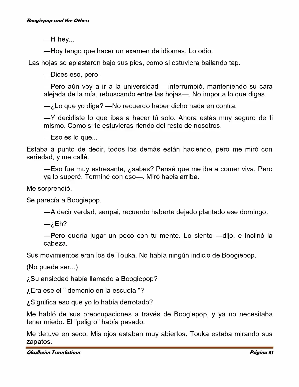 Boogiepop (Novela) - Capítulo 1 - Página 49 - LectorTMOo