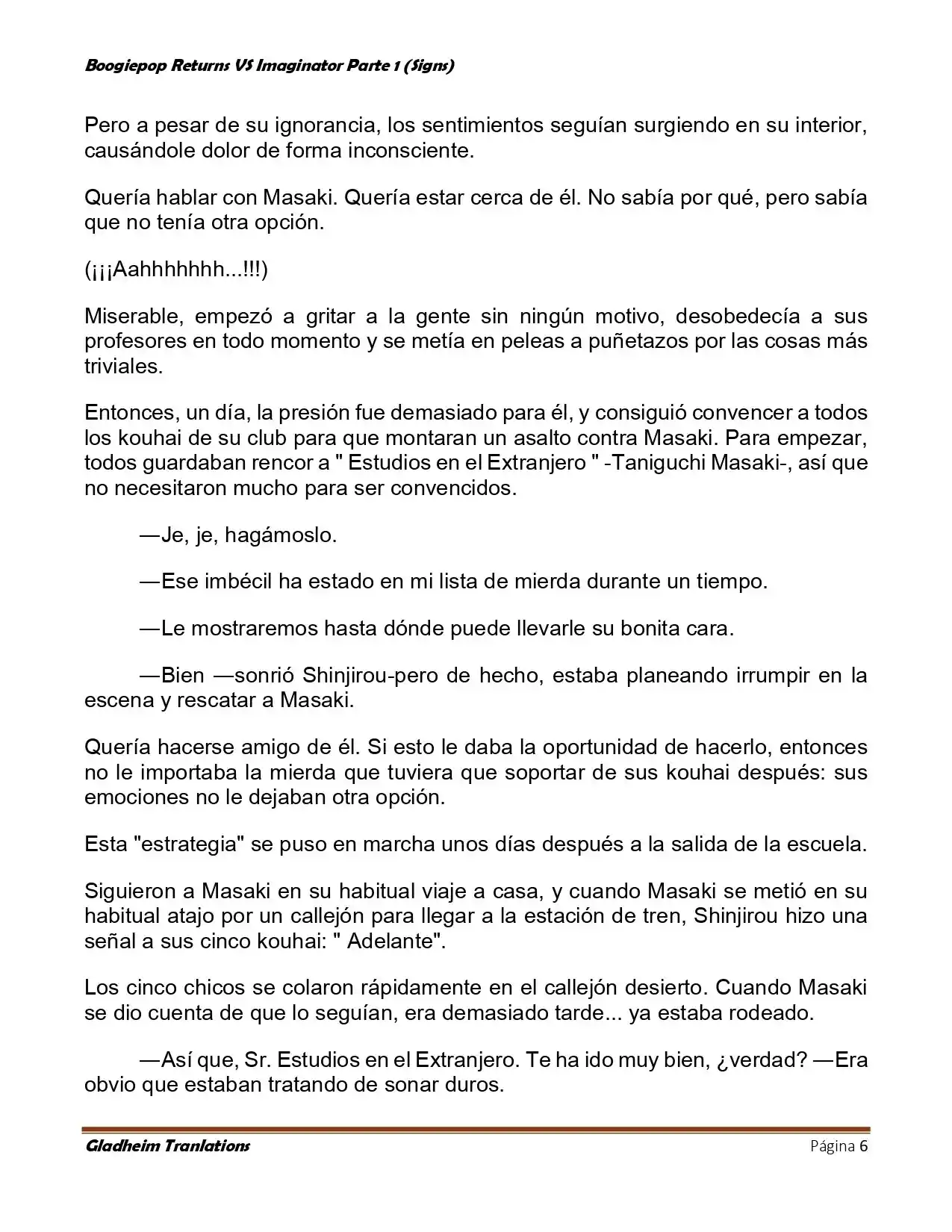 Boogiepop (Novela) - Capítulo 10 - Página 6 - LectorTMOo