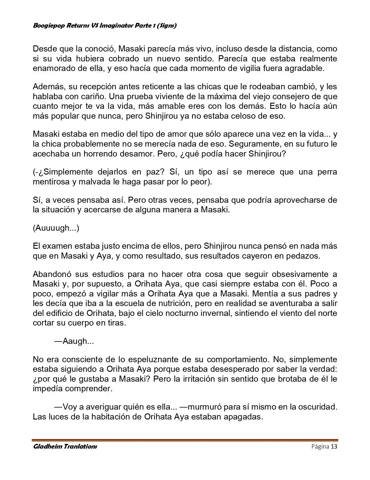 Boogiepop (Novela) - Capítulo 10 - Página 13 - LectorTMOo