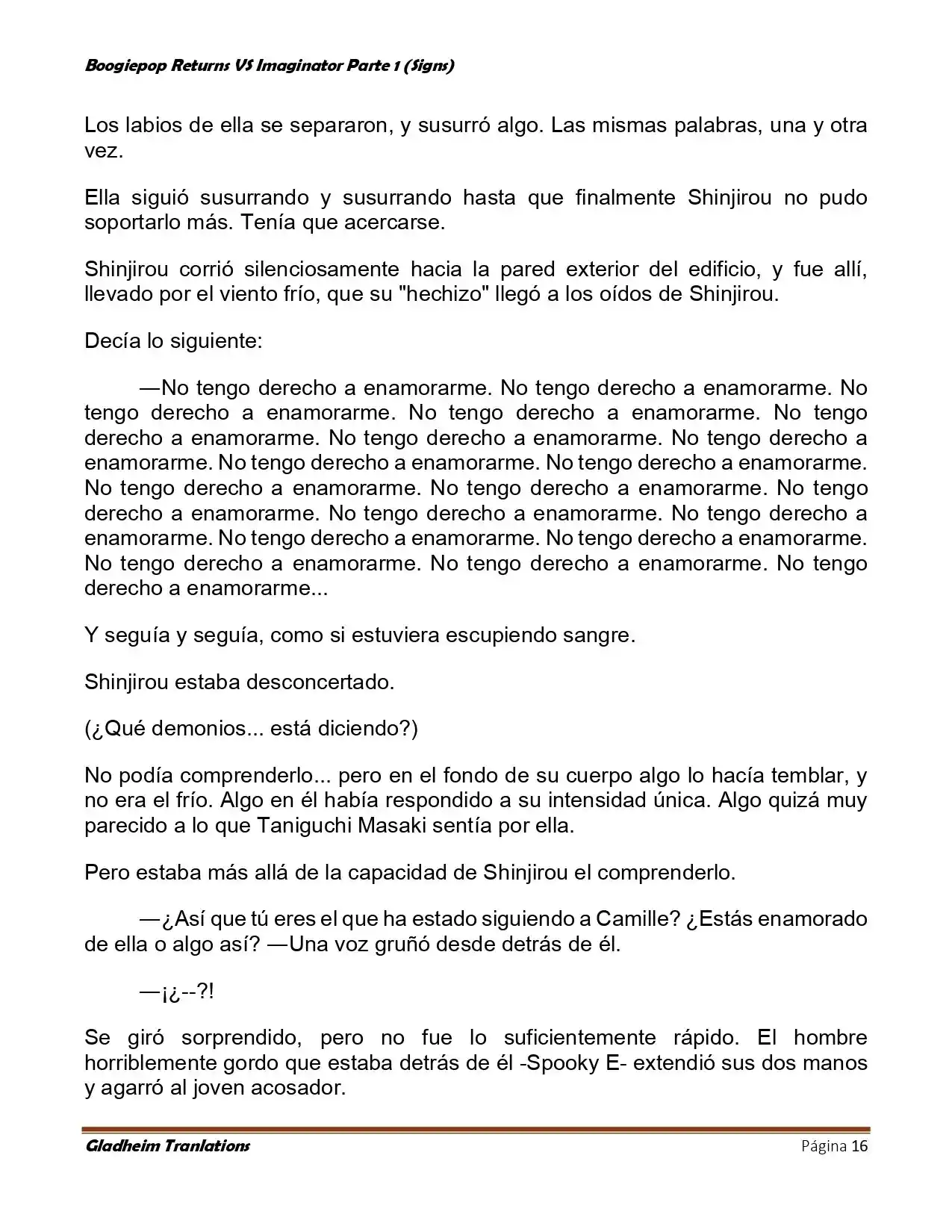 Boogiepop (Novela) - Capítulo 10 - Página 16 - LectorTMOo