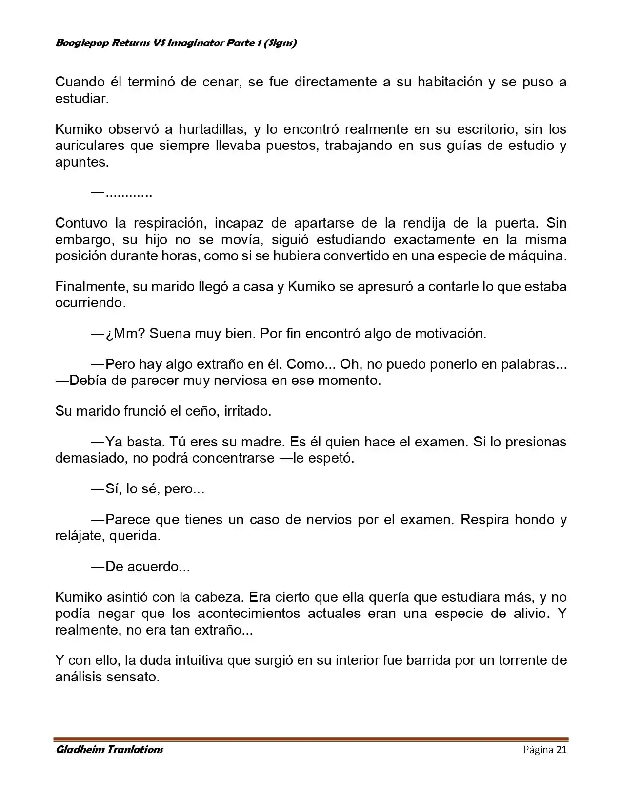 Boogiepop (Novela) - Capítulo 10 - Página 21 - LectorTMOo