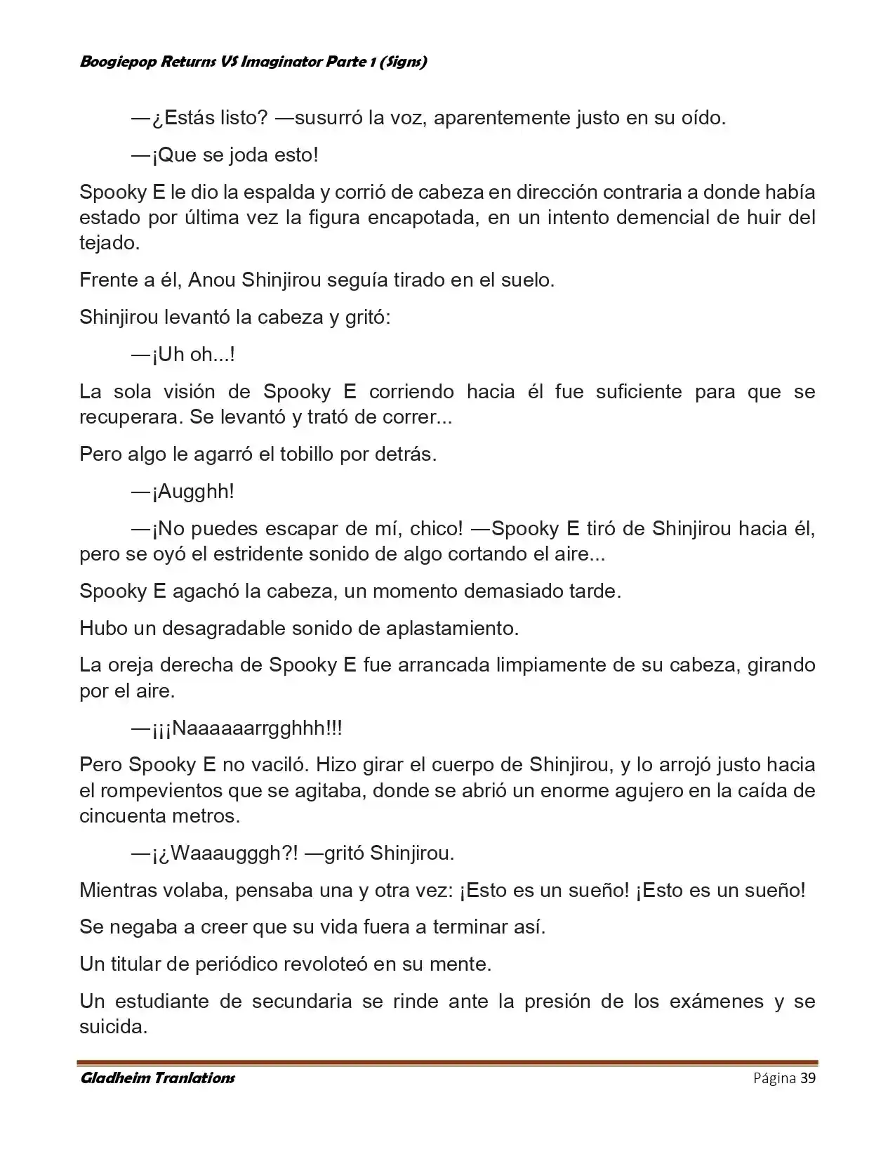 Boogiepop (Novela) - Capítulo 10 - Página 39 - LectorTMOo