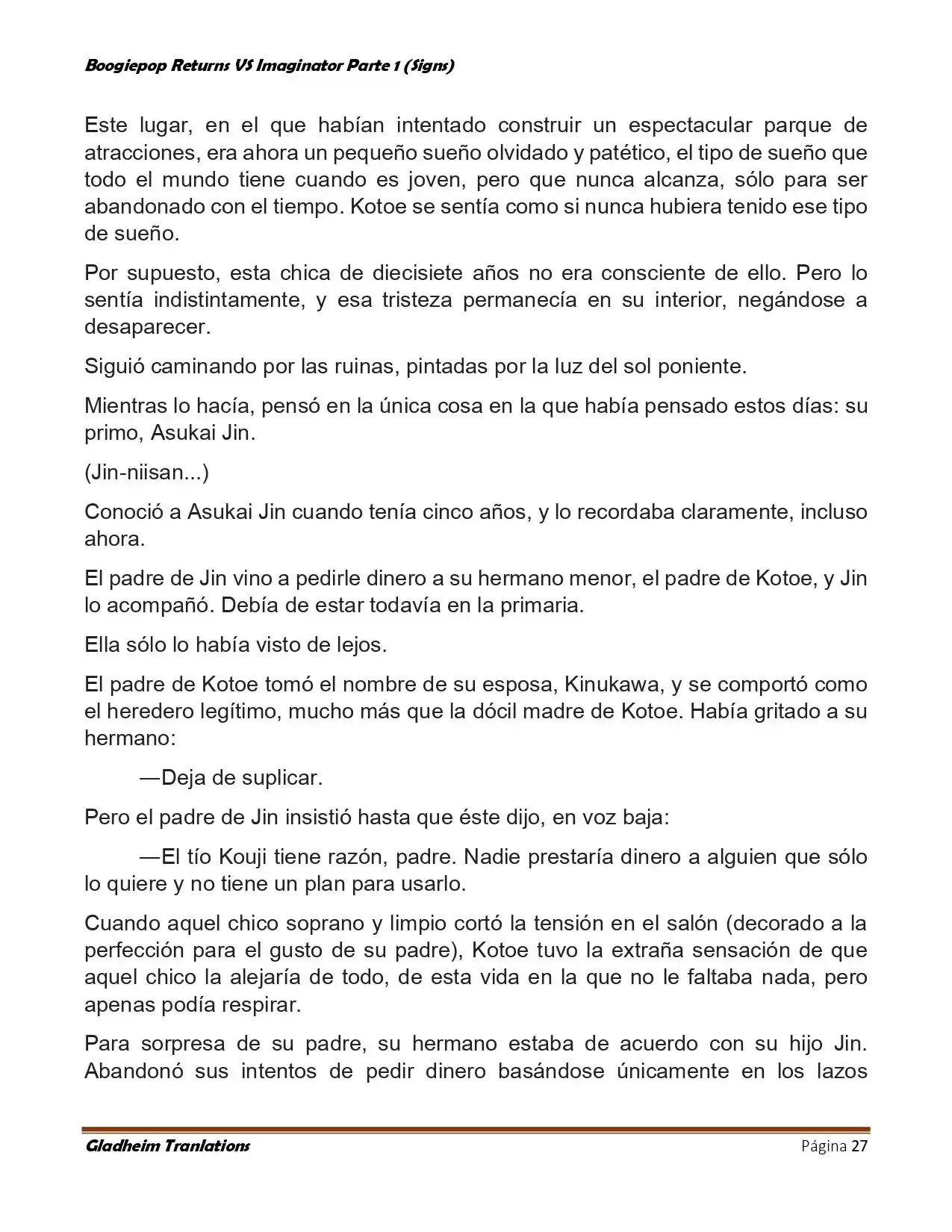 Boogiepop (Novela) - Capítulo 12 - Página 28 - LectorTMOo