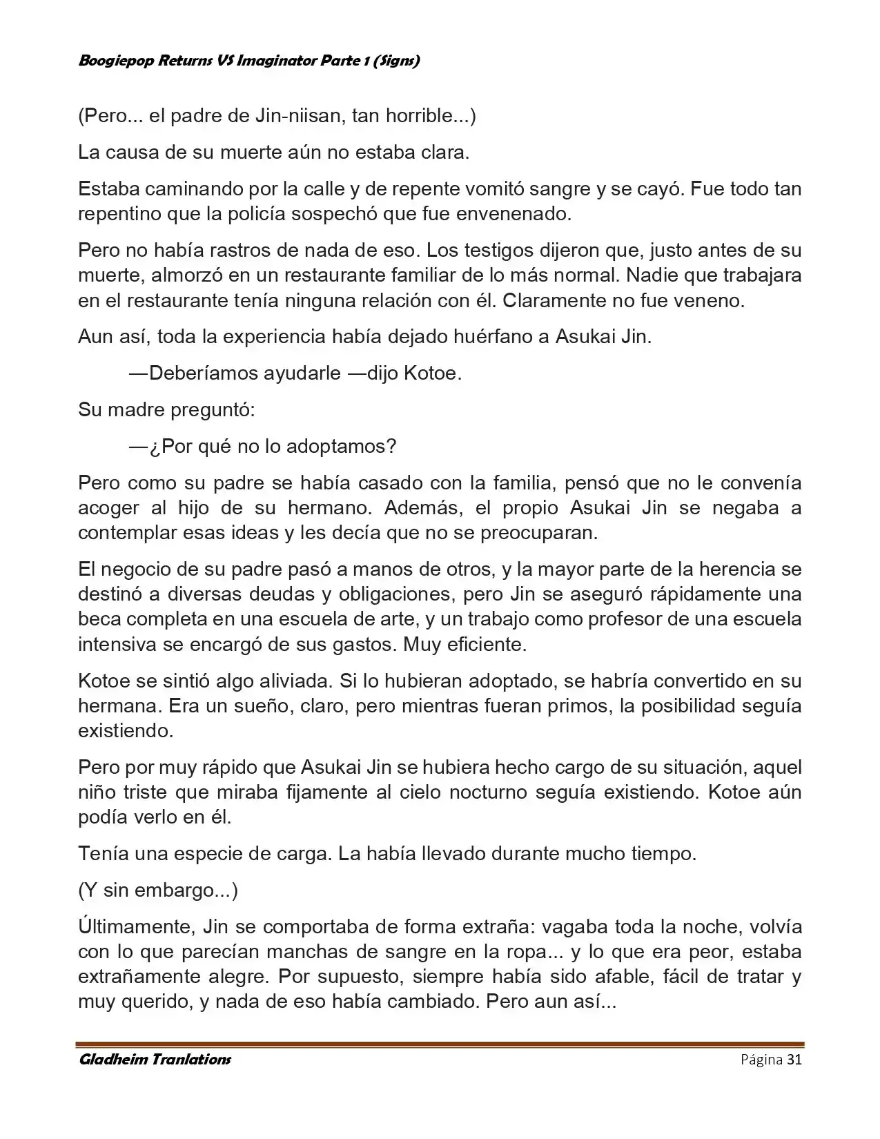 Boogiepop (Novela) - Capítulo 12 - Página 34 - LectorTMOo