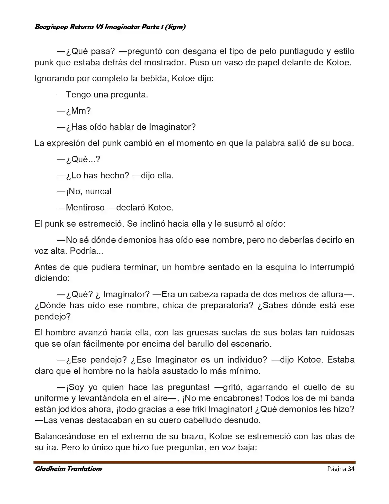 Boogiepop (Novela) - Capítulo 12 - Página 39 - LectorTMOo