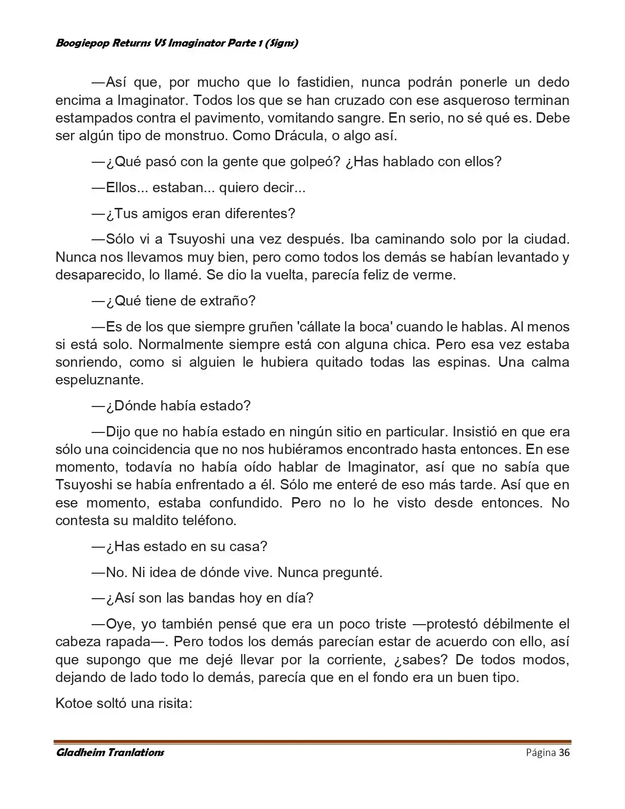 Boogiepop (Novela) - Capítulo 12 - Página 43 - LectorTMOo