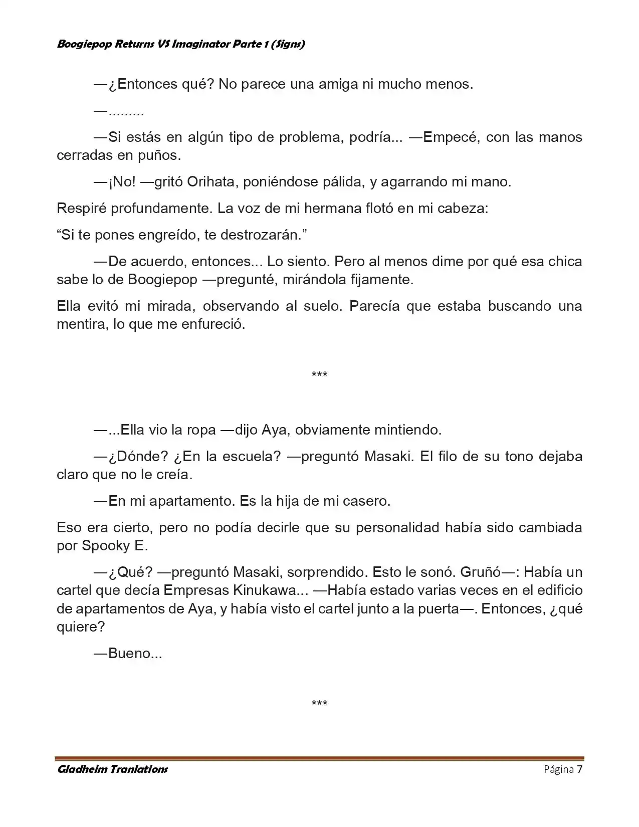 Boogiepop (Novela) - Capítulo 13 - Página 7 - LectorTMOo