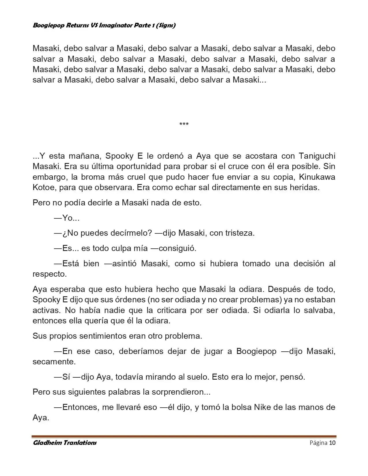 Boogiepop (Novela) - Capítulo 13 - Página 10 - LectorTMOo