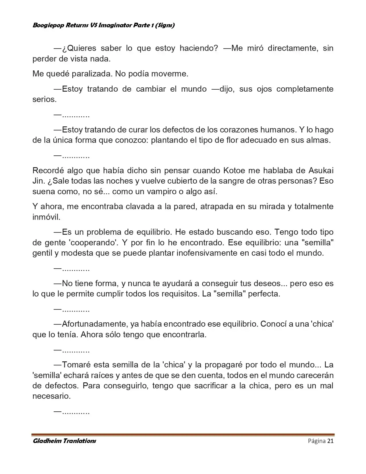 Boogiepop (Novela) - Capítulo 14 - Página 21 - LectorTMOo