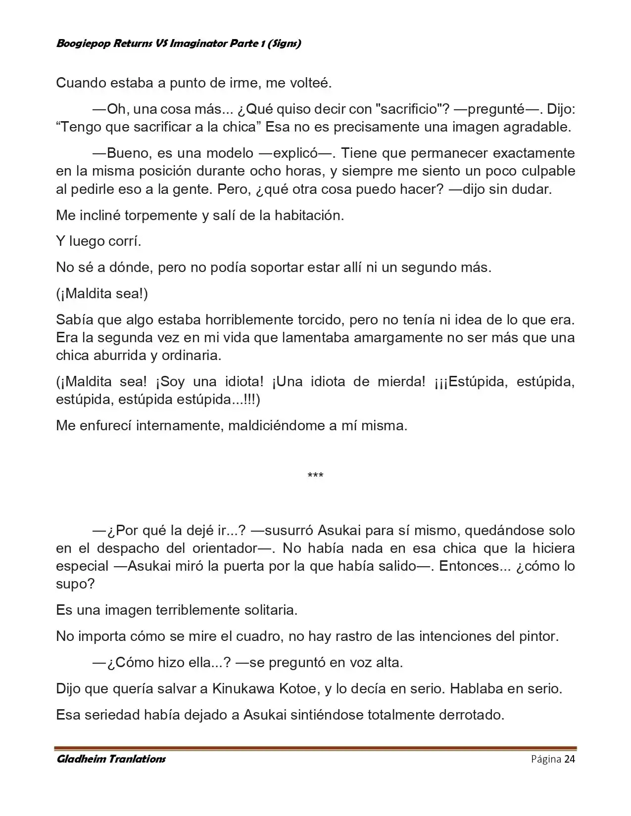Boogiepop (Novela) - Capítulo 14 - Página 24 - LectorTMOo