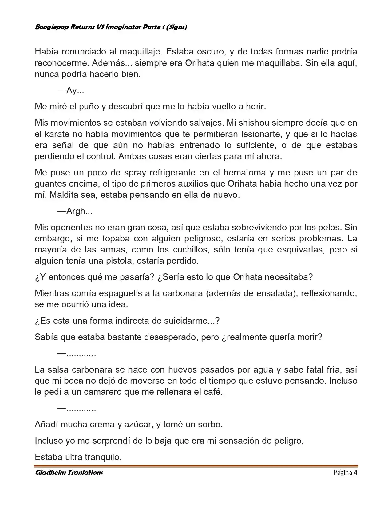 Boogiepop (Novela) - Capítulo 15 - Página 4 - LectorTMOo